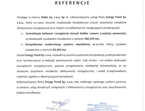 Referencje od Notto